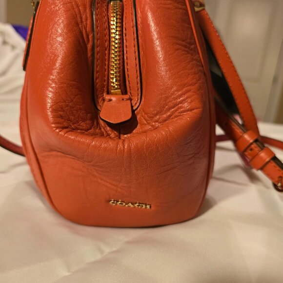 Coach Limited Edition 70th Anniversary Dark Pink Gather MADISON Purse Leather - Picture 8 of 16